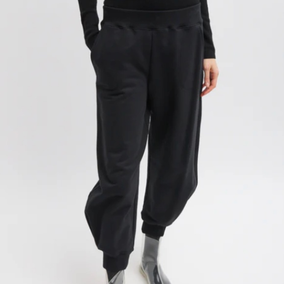 Tibi Black Calder Sweatpants - Picture 1 of 1